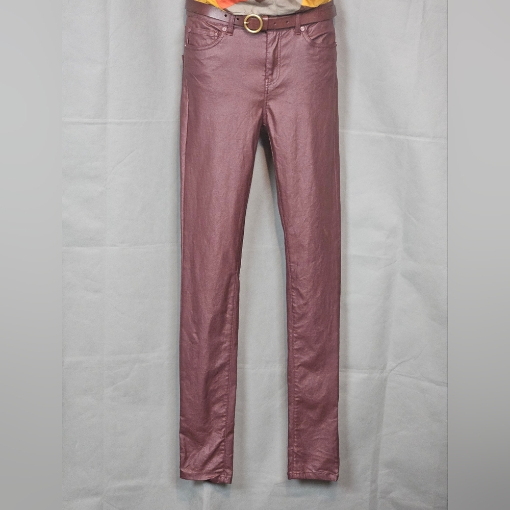Noisy May Vegan Leather stretch Jeans